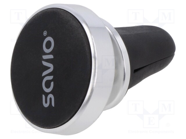 Car holder; silver; air vent; Features: magnetic holder