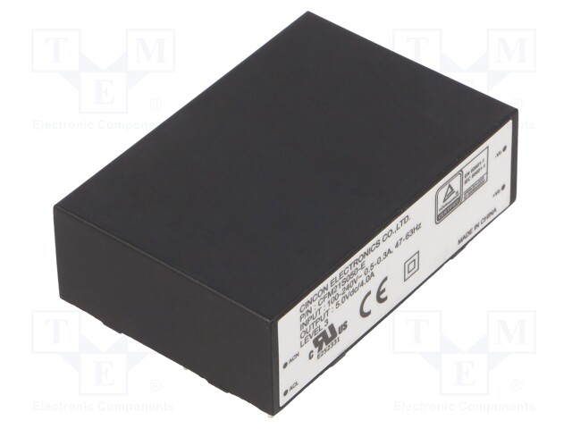 20W; 90÷264VAC; 5VDC; 4A; -25÷70°C; Mounting: PCB; 80%; 5656V; 100kHz