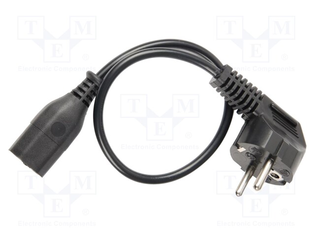 Test adapter; IEC plug,plug Uni-Schuko