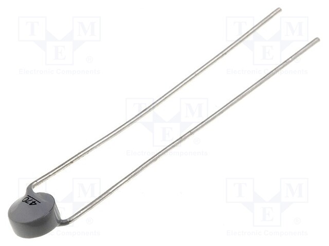 NTC thermistor; 470Ω; THT; -55÷125°C; 450mW