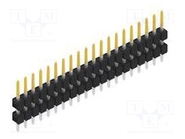 Connector: pin strips; pin header; male; PIN: 20; 2.54mm; THT; 1x20