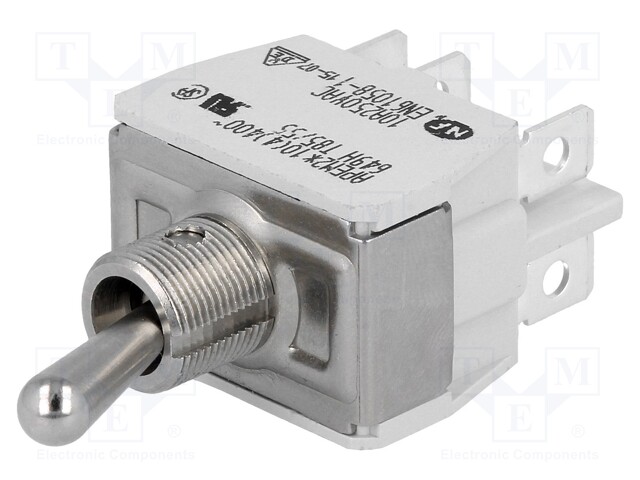 Switch: toggle; Pos: 3; DP3T; ON-OFF-ON; 10A/250VAC; -20÷55°C