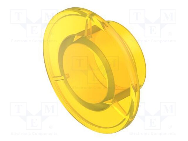 Actuator lens; 14; yellow; plastic; Ø40mm
