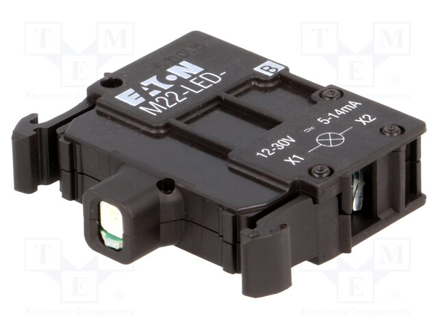 Illuminating unit; 22mm; RMQ-Titan; -25÷70°C; Illumin: LED; front
