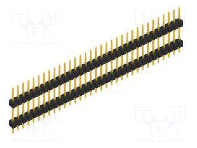 Connector: pin strips; pin header; male; PIN: 33; 2.54mm; THT; 1x33