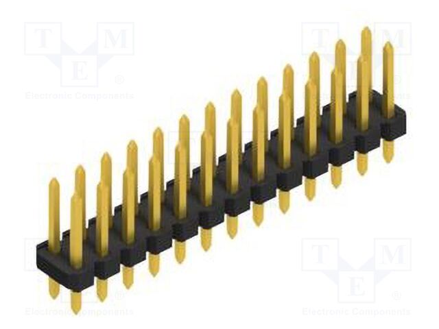 Connector: pin strips; pin header; male; PIN: 26; 2.54mm; THT; 2x13