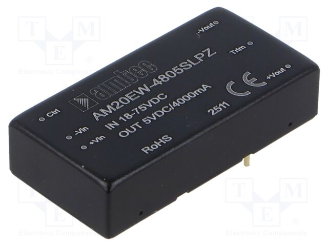 Converter: DC/DC; Protection: short circuit protection SCP