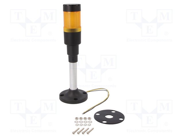 Signaller: signalling column; LED; yellow; Usup: 24VDC; Usup: 24VAC