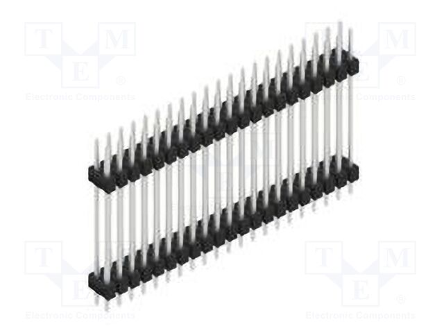 Connector: pin strips; pin header; male; PIN: 42; 2.54mm; THT; 2x21