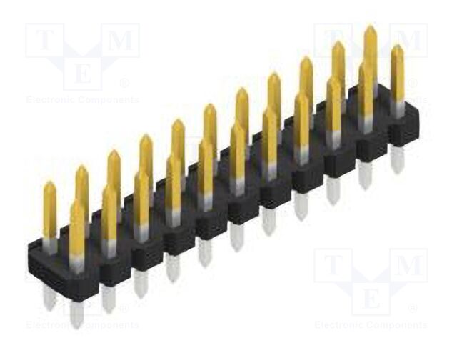 Connector: pin strips; pin header; male; PIN: 22; 2.54mm; THT; 2x11
