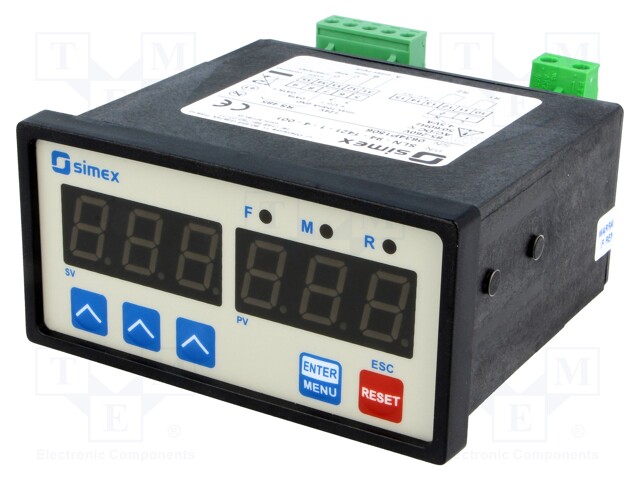 Counter: electronical; 2x LED; pulses; 999; supply; IP65