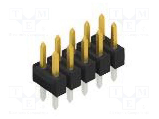 Connector: pin strips; pin header; male; PIN: 10; 2.54mm; THT; 2x5