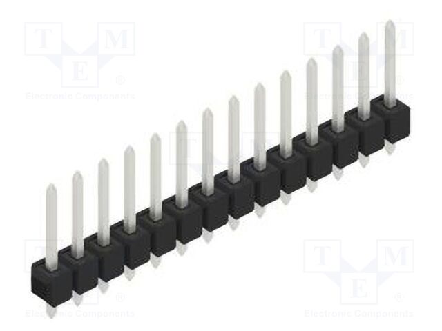 Connector: pin strips; pin header; male; PIN: 14; 2.54mm; THT; 1x14