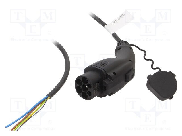 Cable; wires,GB/T; 7.5m; one-phase; 3x2,5mm2+1x0,5mm2; 16A; 250V