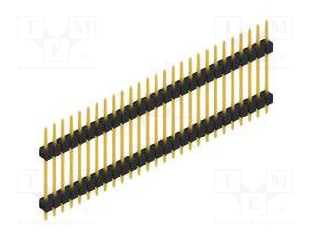 Connector: pin strips; pin header; male; PIN: 27; 2.54mm; THT; 1x27