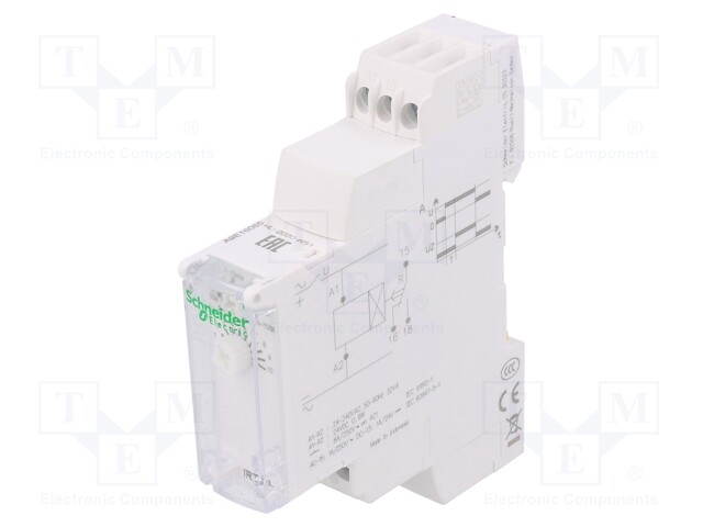 Timer; 0,1s÷100h; SPDT; 250VAC/8A; Usup: 24÷240VAC; 24VDC; DIN; IP20