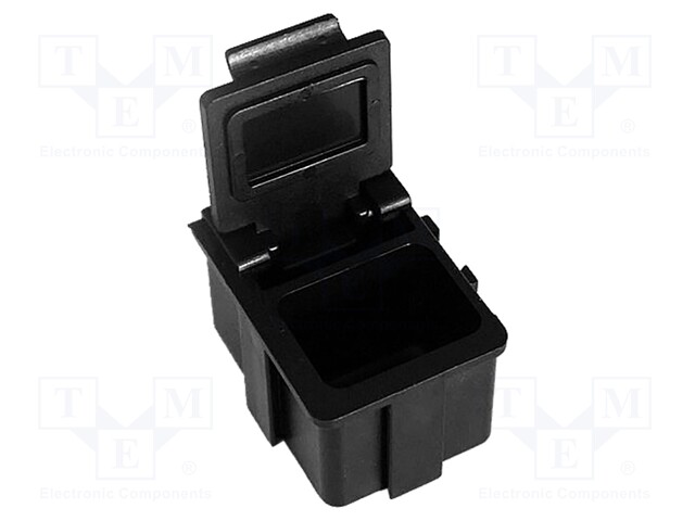 Bin; ESD; 16x12x15mm; Features: conductive; black; 5g