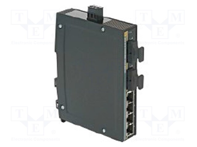 Industrial module: switch Ethernet; unmanaged; 9÷60VDC; RJ45,SC