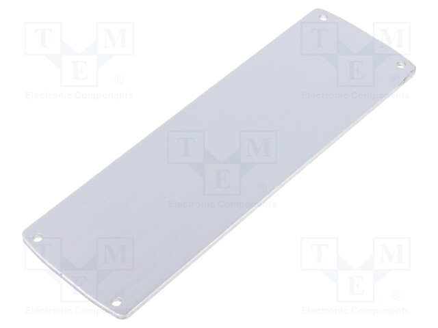 Front panel; aluminium; W: 53.04mm; L: 167.03mm; Thk: 2.5mm