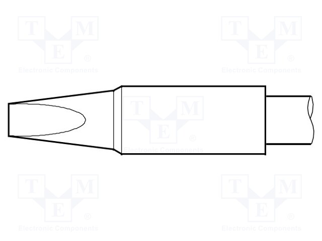 Tip; chisel; 4x1.3mm; longlife
