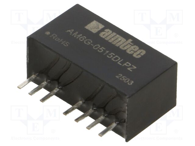 Converter: DC/DC; Protection: short circuit protection SCP