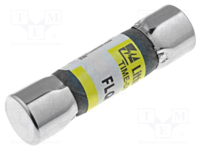 Fuse: fuse; time-lag; 1.6A; 500VAC; 10,3x38mm