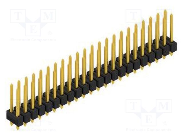 Connector: pin strips; pin header; male; PIN: 44; 2.54mm; THT; 2x22