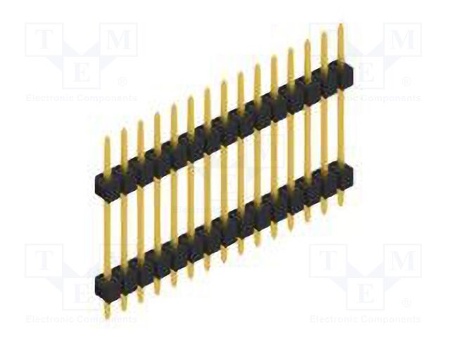 Connector: pin strips; pin header; male; PIN: 15; 2.54mm; THT; 1x15