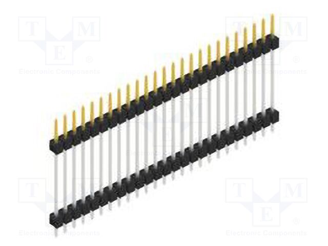 Connector: pin strips; pin header; male; PIN: 25; 2.54mm; THT; 1x25