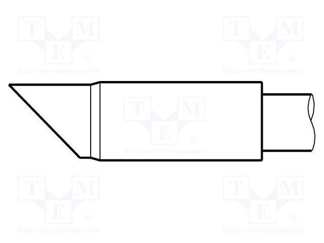 Tip; conical sloped; 7.5mm; longlife