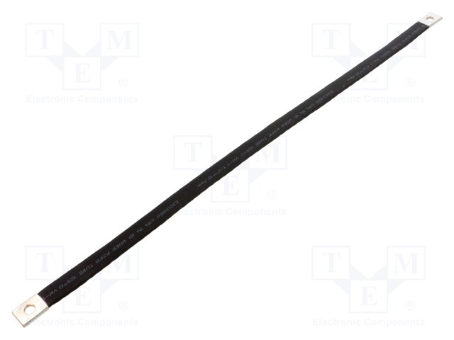 Braids; tape; 10mm2; Ø1: 7mm; Ø2: 7mm; L: 400mm; max.105°C; 20kV/mm