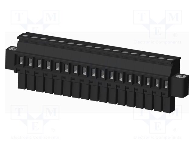 Connector: pluggable terminal block; plug; female; angled 90°