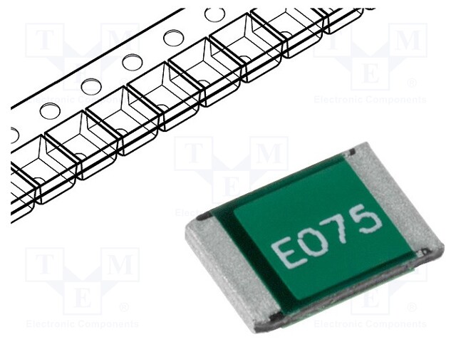 Fuse: PTC polymer; 750mA; Case: 1812