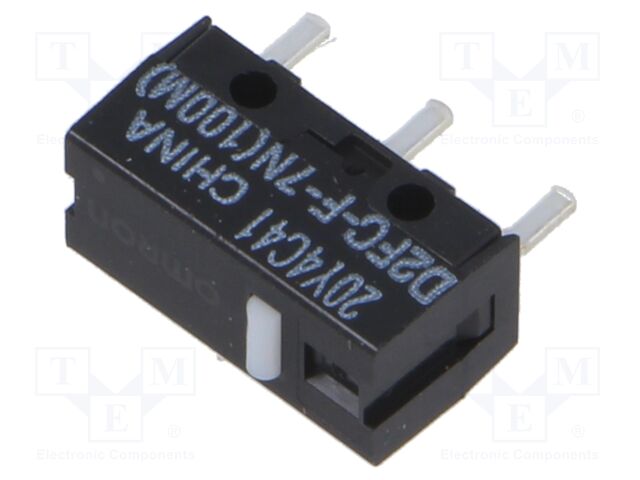 Microswitch SNAP ACTION; 0.001A/6VDC; without lever; SPST-NO