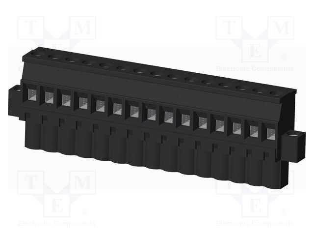 Connector: pluggable terminal block; plug; female; angled 90°