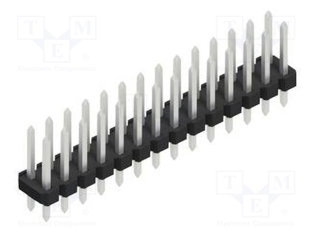 Connector: pin strips; pin header; male; PIN: 28; 2.54mm; THT; 2x14