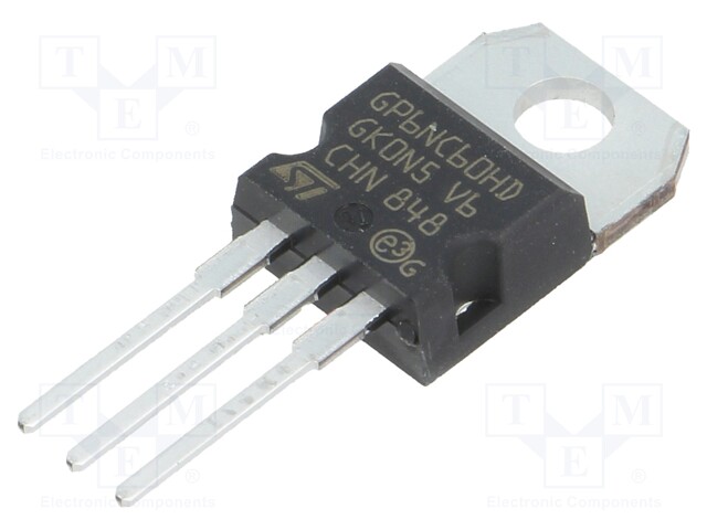 Transistor: IGBT; 600V; 15A; 56W; TO220AB