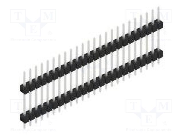 Connector: pin strips; pin header; male; PIN: 24; 2.54mm; THT; 1x24