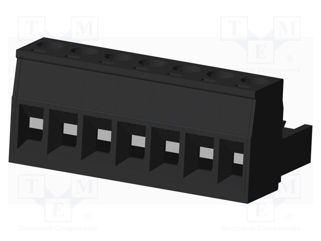 Connector: pluggable terminal block; plug; female; straight; 5mm