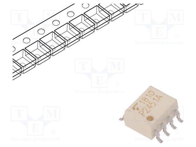 Optocoupler; SMD; Channels: 1; Out: IGBT driver; 3.75kV; SO8