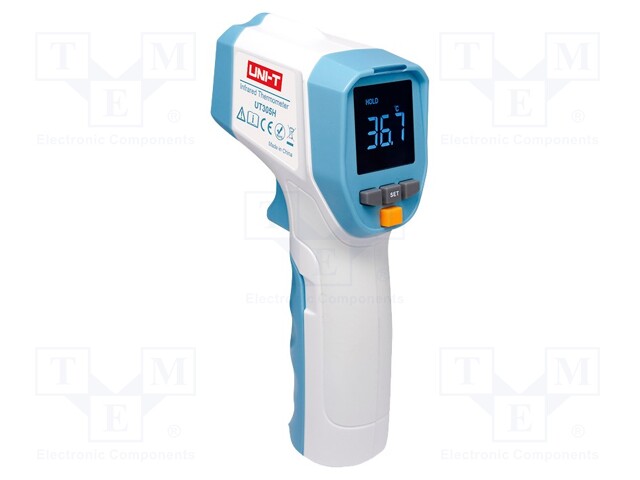 Infrared thermometer; LCD,with a backlit; 32÷42.9°C
