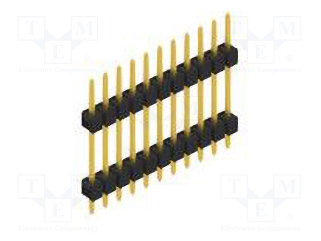 Connector: pin strips; pin header; male; PIN: 11; 2.54mm; THT; 1x11