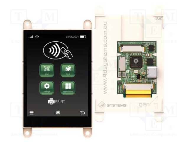 Display: TFT; 3.2"; 240x320; 520BSRAM,8MBPSRAM,16MBFLASH; 4÷6V