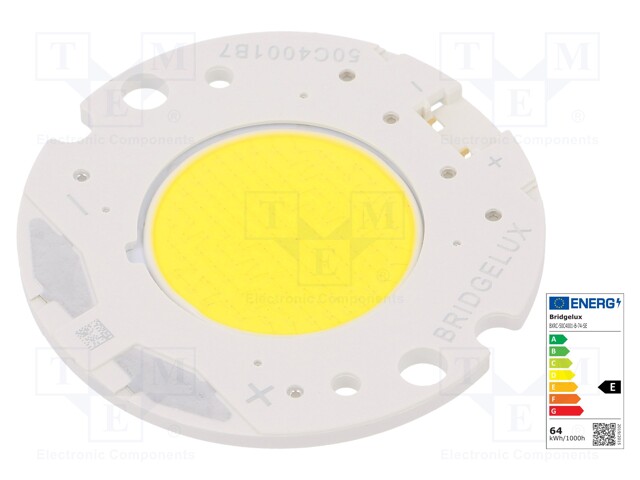 Power LED; COB; 5000(typ)K; 5139(typ)lm; 120°; Ø36.2mm; CRImin: 70