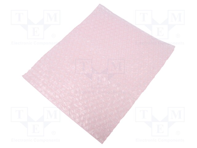 Protection bag; ESD; L: 300mm; W: 250mm; Mat: polyetylene; pink