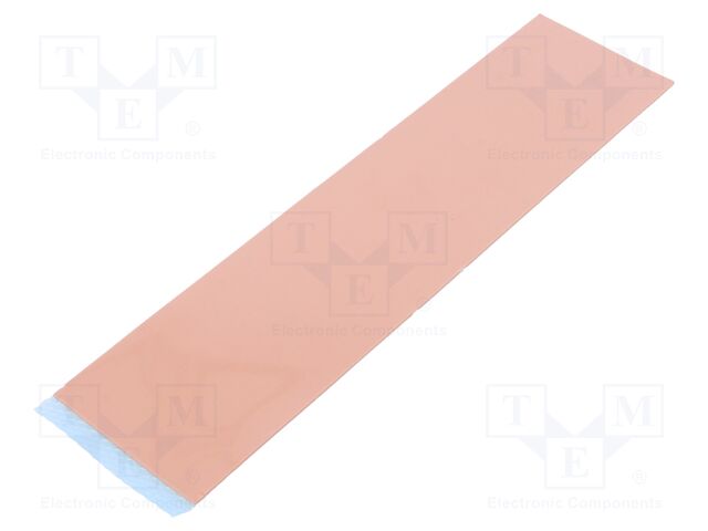 Tape: heat transfer; W: 50mm; L: 0.2m; Thk: 1mm; 6W/mK; silicone