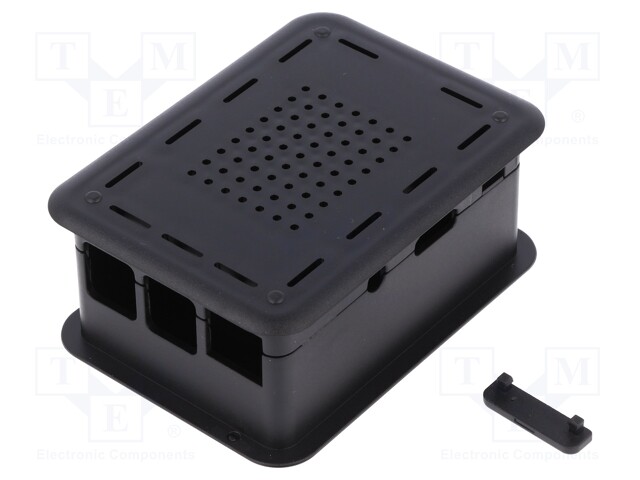 Enclosure: for computer; black; X: 73mm; Y: 100mm; Z: 42mm