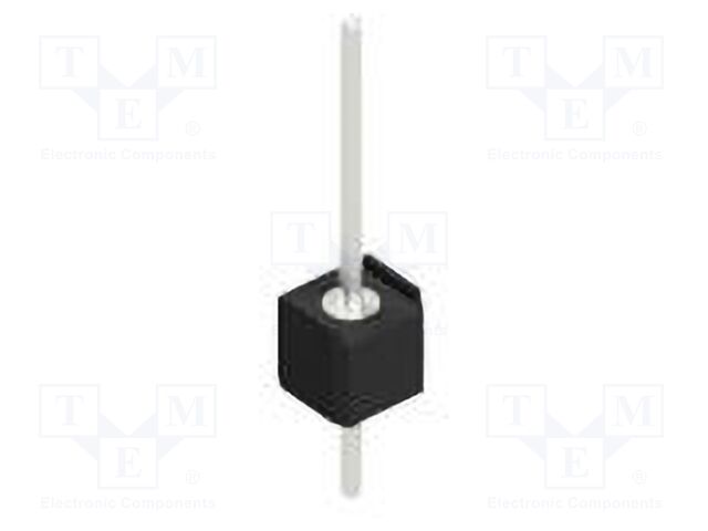 Connector: pin strips; pin header; male; PIN: 1; 2.54mm; THT; 1x1