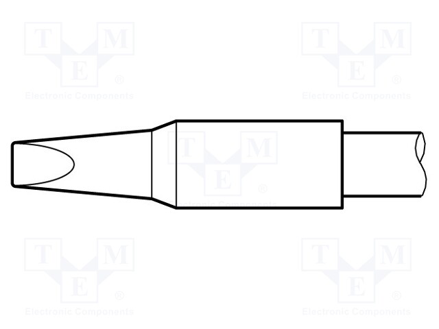 Tip; chisel; 2.7x1mm; longlife