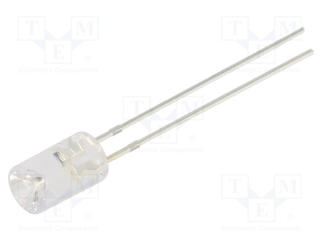 LED; 5mm; red; 750÷1120mcd; 120°; 2.5÷5V; Lens: transparent